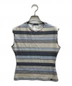 CHANELシャネル）の古着「ノースリーブカットソー」｜ブルー