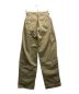 leno (リノ) DOUBLE BELTED GURKHA TROUSERS ベージュ サイズ:1：4000円