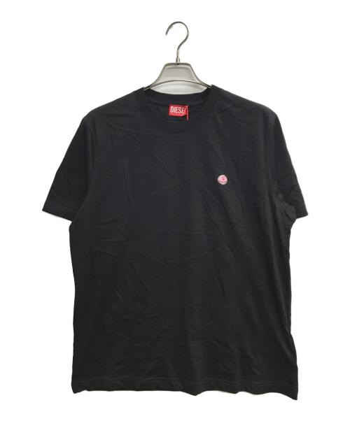 DIESEL（ディーゼル）DIESEL (ディーゼル) ワンポイントTシャツ ブラック サイズ:Lの古着・服飾アイテム