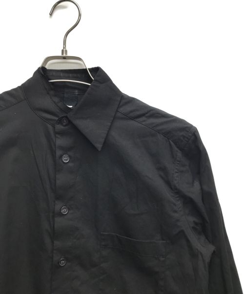 GROUND Y（グラウンドワイ）GROUND Y (グラウンドワイ) 襟切断シャツ ブラック サイズ:1の古着・服飾アイテム