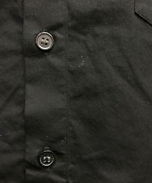 GROUND Y（グラウンドワイ）GROUND Y (グラウンドワイ) 襟切断シャツ ブラック サイズ:1の古着・服飾アイテム