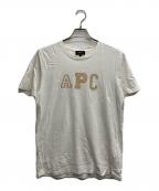 A.P.C.アーペーセー）の古着「ロゴカットソー」｜ホワイト