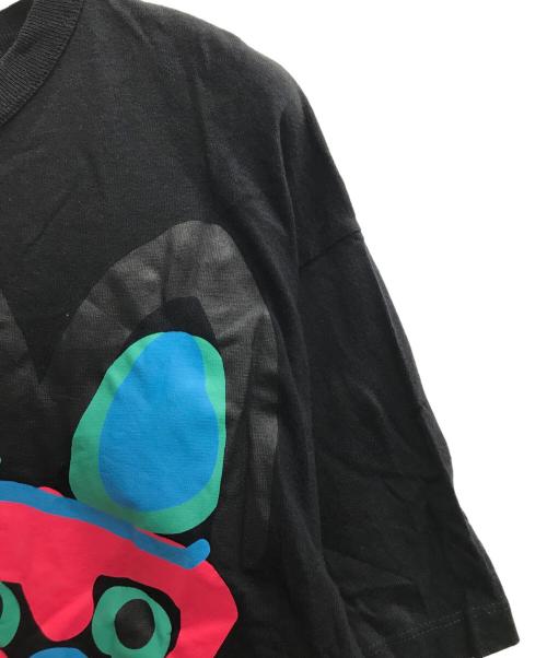 acide（アシッド）acide (アシッド) MAISON KITSUNE (メゾンキツネ) プリントTシャツ ブラック サイズ:XSの古着・服飾アイテム