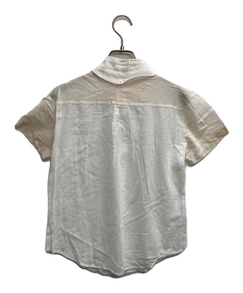 Y's（ワイズ）Y's (ワイズ) コットン半袖シャツ ホワイト サイズ:1の古着・服飾アイテム