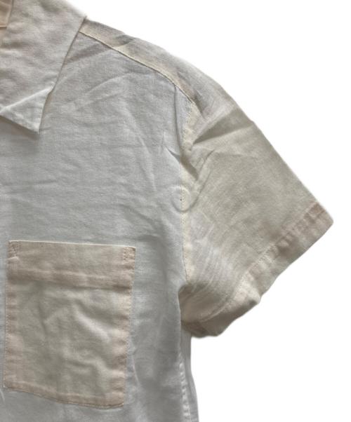 Y's（ワイズ）Y's (ワイズ) コットン半袖シャツ ホワイト サイズ:1の古着・服飾アイテム