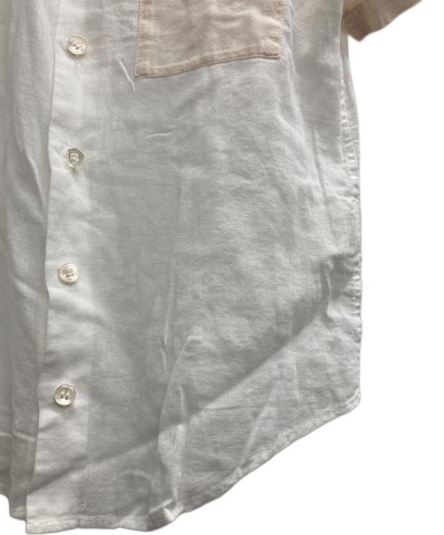 Y's（ワイズ）Y's (ワイズ) コットン半袖シャツ ホワイト サイズ:1の古着・服飾アイテム