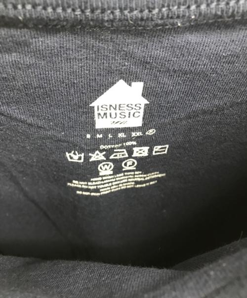 is-ness（イズネス）is-ness (イズネス) TECHNO REFLECT PRINT T-SHIRT ネイビー サイズ:フリーサイズの古着・服飾アイテム