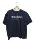 is-ness（イズネス）の古着「TECHNO REFLECT PRINT T-SHIRT」｜ネイビー
