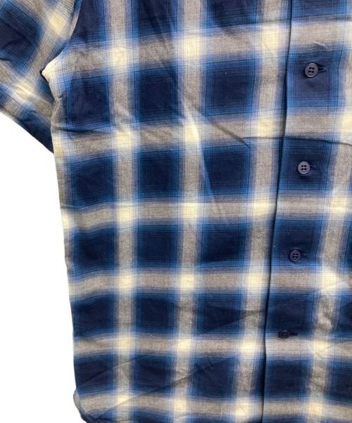 agnes b homme（アニエスベーオム）agnes b homme (アニエスベーオム) オンブレチェックシャツ ブルー サイズ:36の古着・服飾アイテム