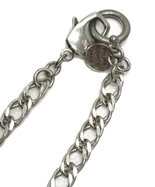 philippe audibert（フィリップオーディベール）PHILIPPE AUDIBERT (フィリップオーディベール) チェーンネックレス シルバーの古着・服飾アイテム