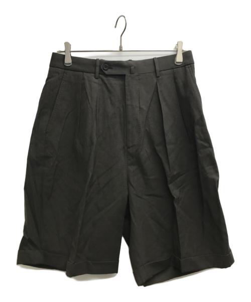STEVEN ALAN（スティーブンアラン）STEVEN ALAN (スティーブンアラン) TMBL TRO 2PLEATED DRESS SHORT PANTS オリーブ サイズ:Mの古着・服飾アイテム