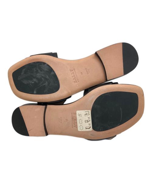 BALLY（バリー）BALLY (バリー) JANNA FLAT-CRYSTAL ブラック サイズ:36の古着・服飾アイテム