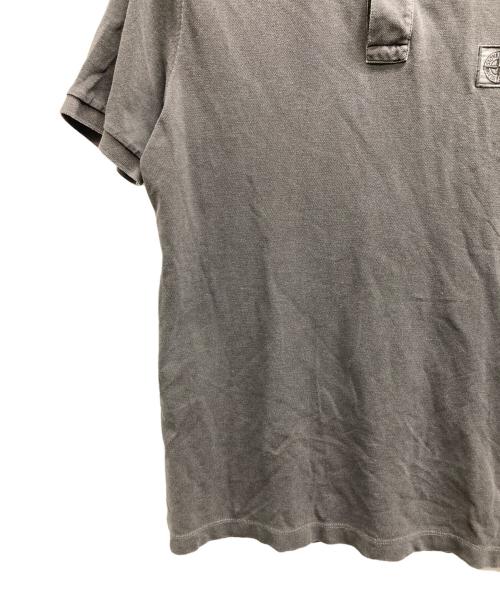STONE ISLAND（ストーンアイランド）STONE ISLAND (ストーンアイランド) ポロシャツ グレー サイズ:Lの古着・服飾アイテム