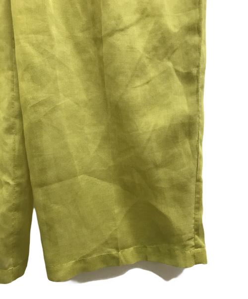 AMeLIE（アメリ）AMeLIE (アメリ) MEDI REFINED SHEER PANTS グリーン サイズ:Sの古着・服飾アイテム