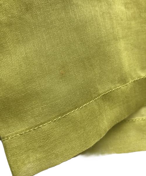 AMeLIE（アメリ）AMeLIE (アメリ) MEDI REFINED SHEER PANTS グリーン サイズ:Sの古着・服飾アイテム