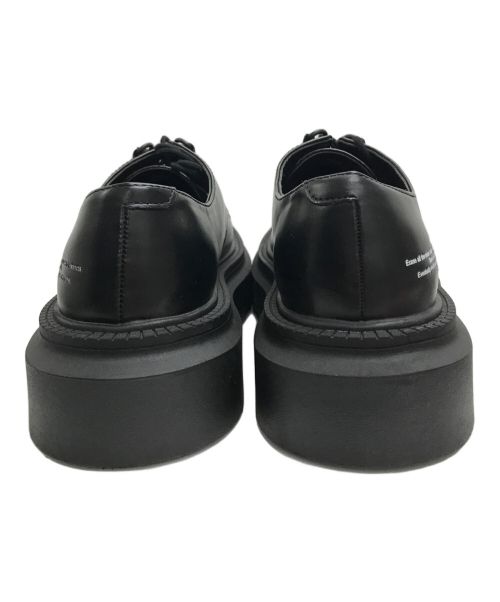 GU（ジーユー）GU (ジーユー) UNDERCOVER (アンダーカバー) チャンキーソールプレーントゥシューズ ブラック サイズ:25の古着・服飾アイテム