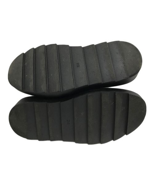 GU（ジーユー）GU (ジーユー) UNDERCOVER (アンダーカバー) チャンキーソールプレーントゥシューズ ブラック サイズ:25の古着・服飾アイテム