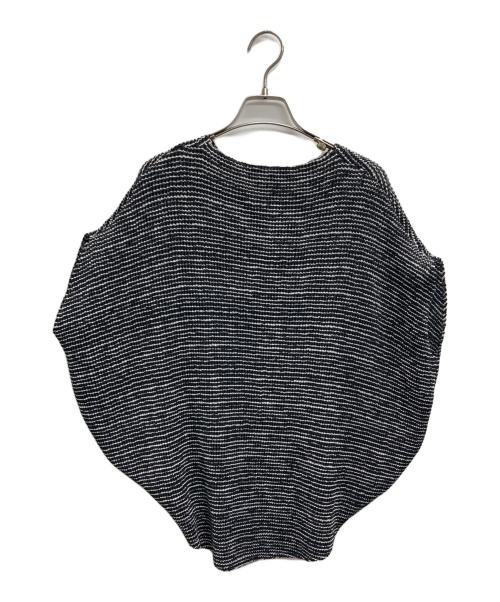 SPECCHIO（スペッチオ）SPECCHIO (スペッチオ) シャトルプリーツカットソー ブラック サイズ:40の古着・服飾アイテム