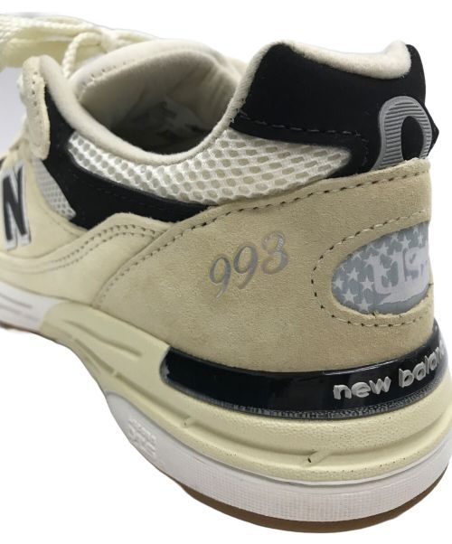 NEW BALANCE（ニューバランス）NEW BALANCE (ニューバランス) 993 ローカットスニーカー アイボリー サイズ:26の古着・服飾アイテム