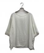 23区ニジュウサンク）の古着「ストレッチジョーゼット フォルム カットソー」｜ホワイト