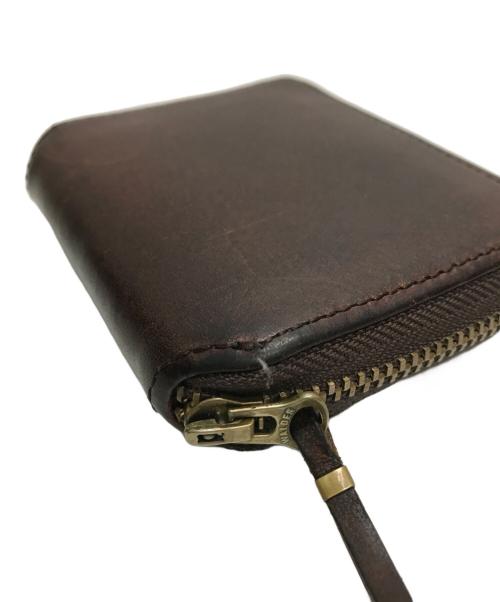 SLOW（スロウ）SLOW (スロウ) MINI ROUND WALLET ブラウンの古着・服飾アイテム