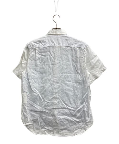COMME des GARCONS HOMME（コムデギャルソン オム）COMME des GARCONS HOMME (コムデギャルソン オム) リネン半袖シャツ ホワイト サイズ:Sの古着・服飾アイテム