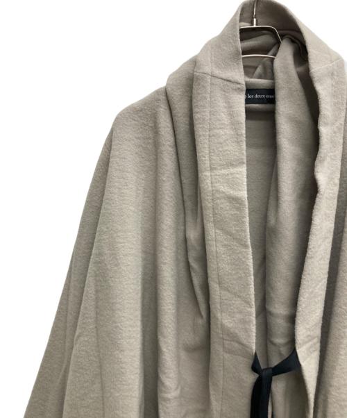 tous les deux ensemble（トゥレドゥ アンサンブル）tous les deux ensemble (トゥレドゥ アンサンブル) ウール混ジャケット ベージュ サイズ:36の古着・服飾アイテム