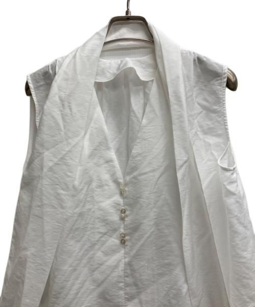 LOUNIE（ルーニー）LOUNIE (ルーニー) ボウタイノースリーブブラウス ホワイト サイズ:36の古着・服飾アイテム