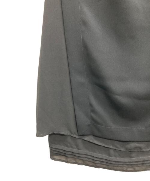 Max Mara Studio（マックスマーラ ストゥディオ）Max Mara Studio (マックスマーラ ストゥディオ) レイヤーノースリーブワンピース ブラック サイズ:36の古着・服飾アイテム