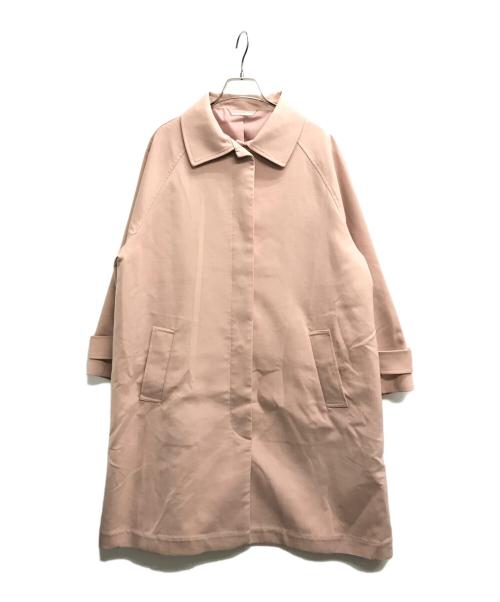 Mila Owen（ミラオーウェン）Mila Owen (ミラオーウェン) ステンカラースプリングコート ピンク サイズ:1の古着・服飾アイテム