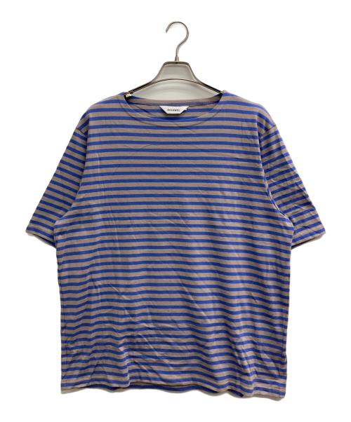 digawel（ディガウェル）DIGAWEL (ディガウェル) ボーダーカットソー ブルー サイズ:3の古着・服飾アイテム