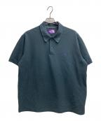 THE NORTHFACE PURPLELABELザ・ノースフェイス パープルレーベル）の古着「Moss Stitch Field Short Sleeve Polo」｜グレー