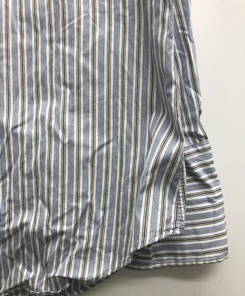 POLO RALPH LAUREN（ポロ・ラルフローレン）POLO RALPH LAUREN (ポロ・ラルフローレン) ESTATEストライプシャツ スカイブルー サイズ:43-86の古着・服飾アイテム