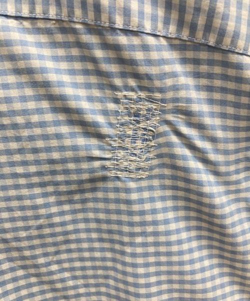 RALPH LAUREN（ラルフローレン）RALPH LAUREN (ラルフローレン) ギンガムチェックシャツ スカイブルー サイズ:2XLの古着・服飾アイテム