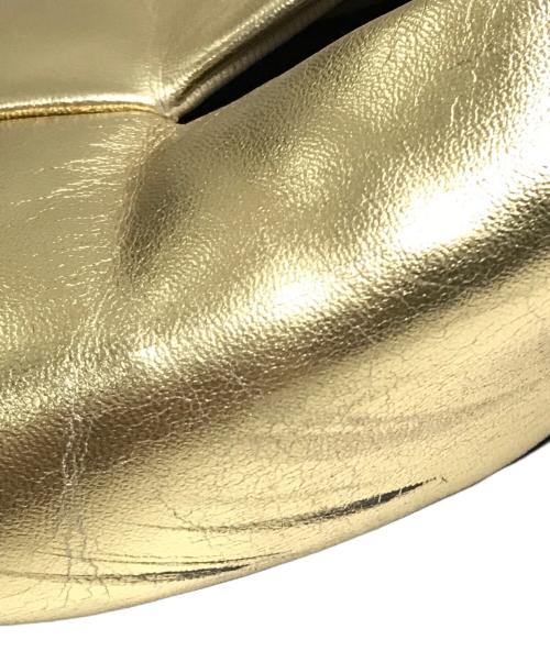 ELENDEEK（エレンディーク）ELENDEEK (エレンディーク) スクエアトゥミュール ゴールド サイズ:38の古着・服飾アイテム