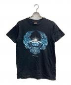HARLEY-DAVIDSONハーレーダビッドソン）の古着「両面MOTOR CYCLES TEE」｜ブラック
