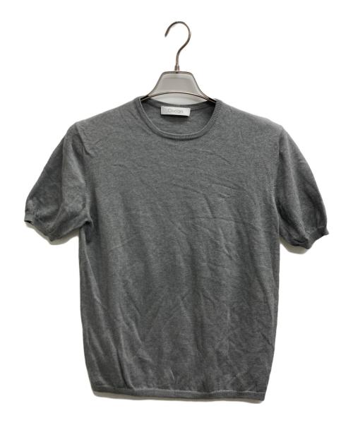 Cruciani（クルチアーニ）CRUCIANI (クルチアーニ) 半袖ニット グレー サイズ:46の古着・服飾アイテム
