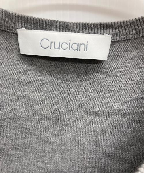 Cruciani（クルチアーニ）CRUCIANI (クルチアーニ) 半袖ニット グレー サイズ:46の古着・服飾アイテム