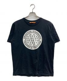 VYNER ARTICLES（ヴァイナー アーティクルズ）の古着「rekola プリントTシャツ」｜ブラック