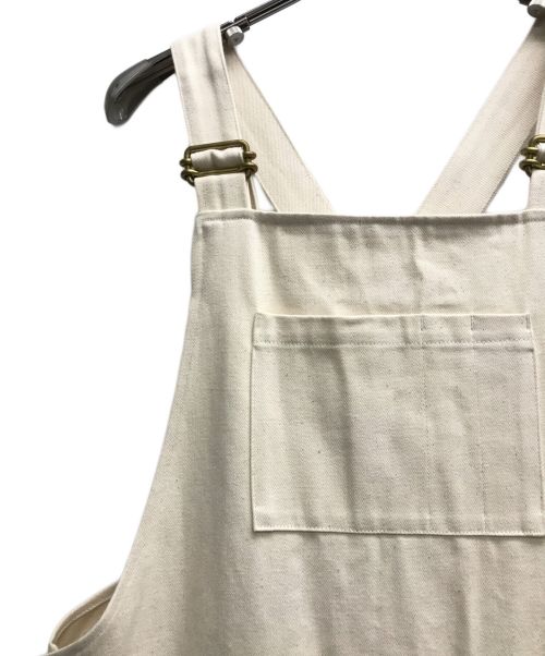 NEAT（ニート）NEAT (ニート) コットンオーバーオール アイボリー サイズ:Lの古着・服飾アイテム