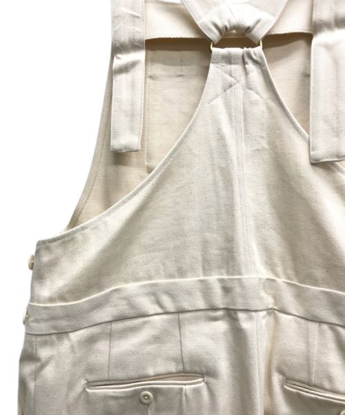 NEAT（ニート）NEAT (ニート) コットンオーバーオール アイボリー サイズ:Lの古着・服飾アイテム