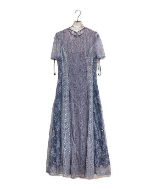 LAGUNA MOON（ラグナムーン）LAGUNA MOON (ラグナムーン) LADYナローレースマキシワンピース(レディナローレースマキシワンピース) ラベンダー サイズ:Sの古着・服飾アイテム