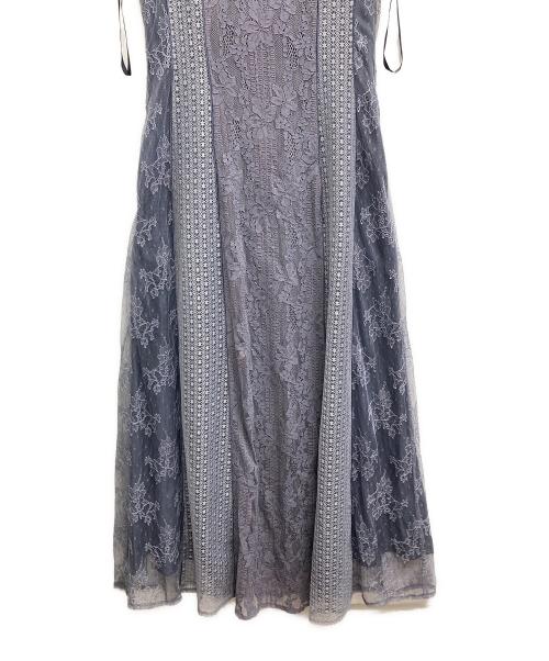 LAGUNA MOON（ラグナムーン）LAGUNA MOON (ラグナムーン) LADYナローレースマキシワンピース(レディナローレースマキシワンピース) ラベンダー サイズ:Sの古着・服飾アイテム