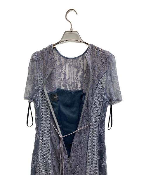 LAGUNA MOON（ラグナムーン）LAGUNA MOON (ラグナムーン) LADYナローレースマキシワンピース(レディナローレースマキシワンピース) ラベンダー サイズ:Sの古着・服飾アイテム