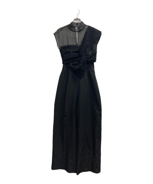 LAGUNA MOON（ラグナムーン）LAGUNA MOON (ラグナムーン) LADYエンブロイダリーツイストパンツドレス ブラック サイズ:Mの古着・服飾アイテム