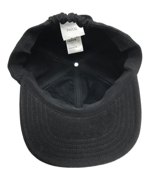 patou（パトゥ）Patou (パトゥ) オーガニックコットンデニムキャップ ブラック サイズ:XSーSの古着・服飾アイテム