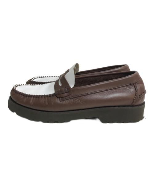 STEVEN ALAN（スティーブンアラン）STEVEN ALAN (スティーブンアラン) ARTESANOS (アルテサノス) ペニーローファー ブラウン サイズ:SIZE　38の古着・服飾アイテム