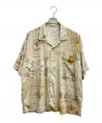 Porter Classicポータークラシック）の古着「ALOHA SHIRT(アロハシャツ)」｜ベージュ