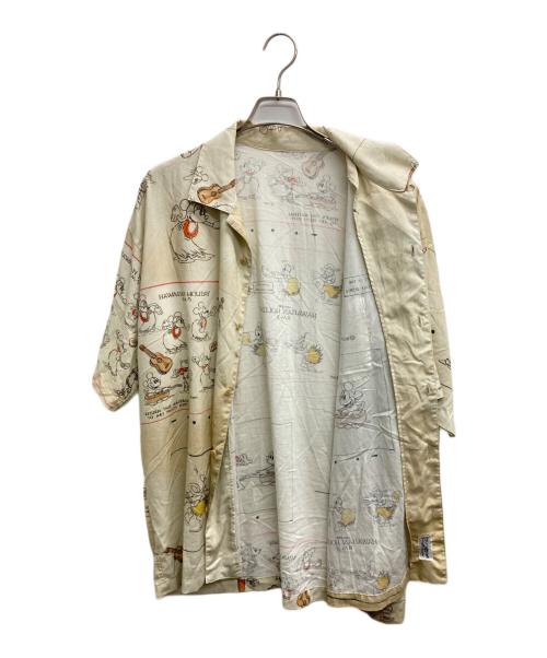 Porter Classic（ポータークラシック）Porter Classic (ポータークラシック) ALOHA SHIRT(アロハシャツ) ベージュ サイズ:Lの古着・服飾アイテム