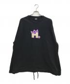 HUFハフ）の古着「NORTON LS CREW」｜ブラック